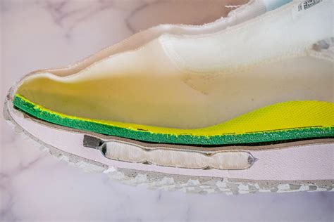 nike pegasus cut in half